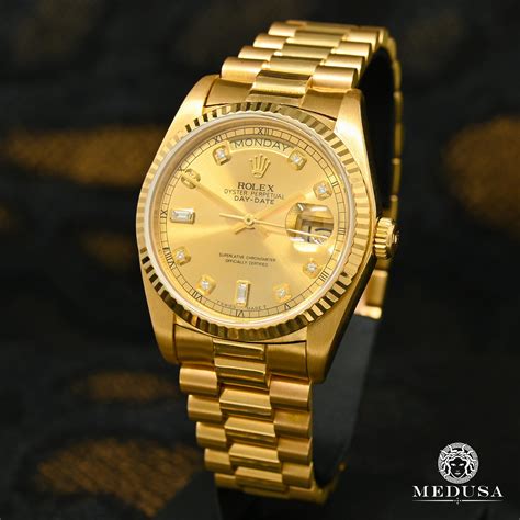 montre rolex en or